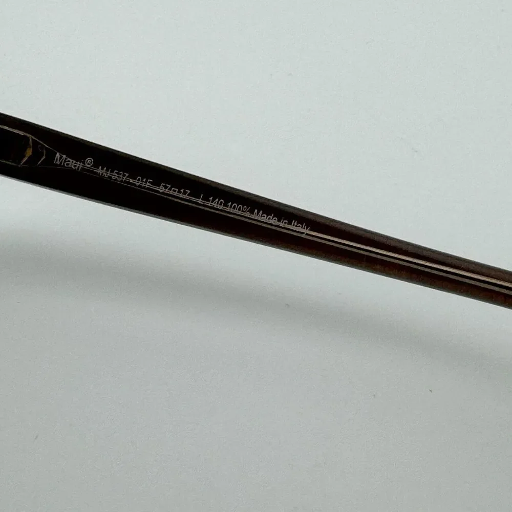 Maui Jim Italy‎ Olu Olu MJ537-01F 57-17-140 Brown/Blue Sunglasses Frame H12844